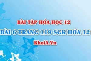 Bài 6 trang 119 SGK Hoá 12: Tính chất hóa học của kim loại kiềm thổ, hợp chất quan trọng của kim loại kiềm thổ